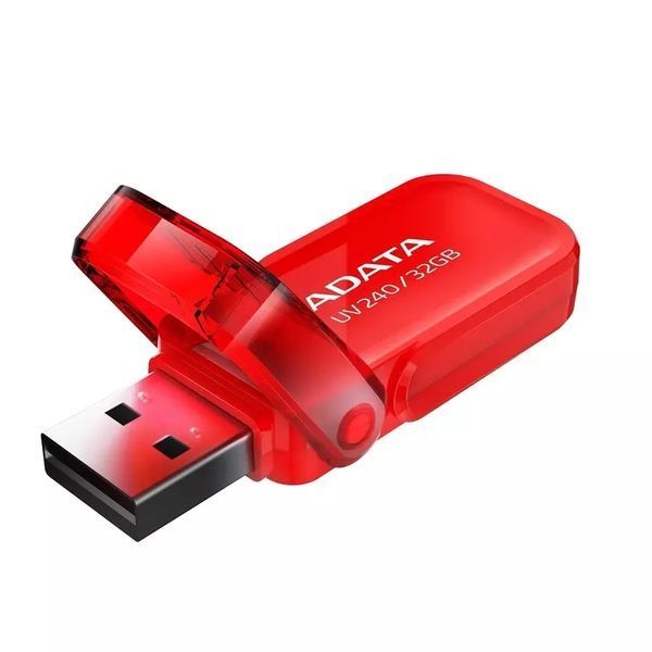 Флеш‑накопичувач ADATA UV240 USB 2.0 32GB - Red adata auv240 usb 32gb фото