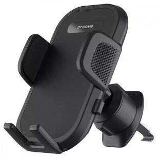 Автомобільний тримач Proove Longway Silicone Air Outlet Car Mount на дефлектор - Чорний nc 48406 фото