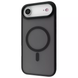 Чохол на Iphone 17 Air Wave Matte Insane Case with Magnetic Ring - Black nc 64344 фото