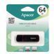 Флеш‑накопичувач Apacer AH333 USB 2.0 64GB - Black apacer ah333 64gb фото 5