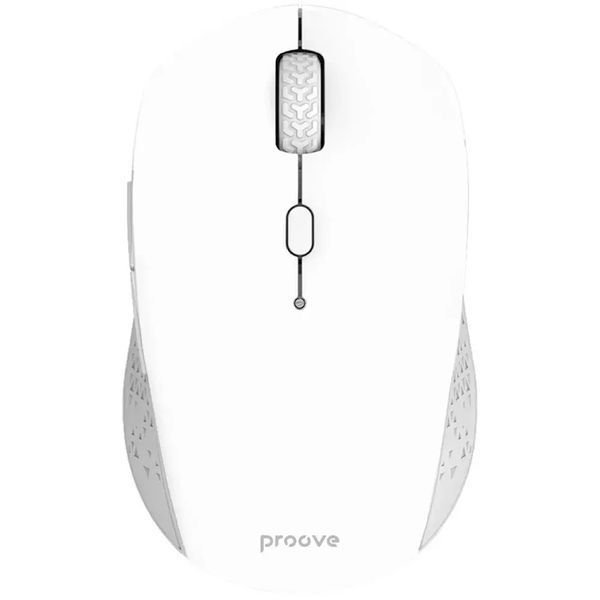 Бездротова миша Proove Sweeper Bluetooth + 2.4GHz безшумна офісна - Білий nc 63745 фото