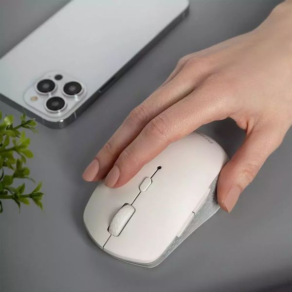 Бездротова миша Proove Sweeper Bluetooth + 2.4GHz безшумна офісна - Білий nc 63745 фото