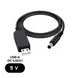 Кабель USB to DC 5V (для wi-fi роутерів) - Чорний uax 109392 фото