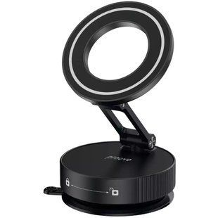 Автомобільний тримач Proove Mag Max Suction Type Universal Mount магнітний на присосці - Чорний nc 65110 фото