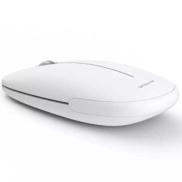 Бездротова миша акумуляторна Proove Ramp Bluetooth + 2.4GHz ультратонка - Білий nc 63950 фото