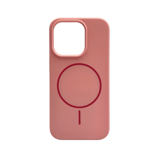 Чохол на Iphone 15 Pro Silicone Magnetic - Pink SilMag15Pro фото