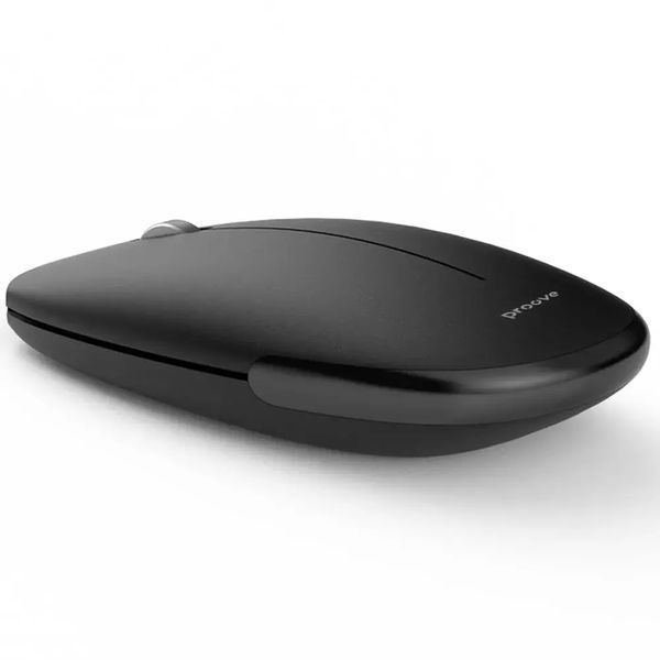 Бездротова миша акумуляторна Proove Ramp Bluetooth + 2.4GHz ультратонка - Чорний nc 63950 фото