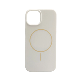 Чохол на Iphone 14 Silicone Magnetic - White SilMag14 фото