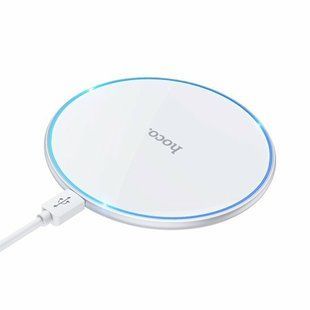 Бездротовий зарядний пристрій Hoco CW6 Pro Easy 15W - Білий hoco cw6 pro easy фото