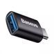 Перехідник OTG USB 3.1 to Type-C Baseus Ingenuity Mini - Чорний baseus ingenuity mini фото 2