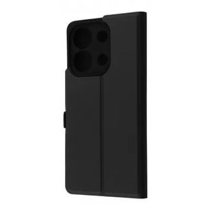 Чохол-книжка для Xiaomi Redmi Note 13 4G Wave Flap - Чорний nc 55249 фото