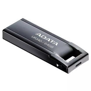 Флеш‑накопичувач ADATA UR340 USB 3.2 64GB - Black adata ur340 usb 64gb фото