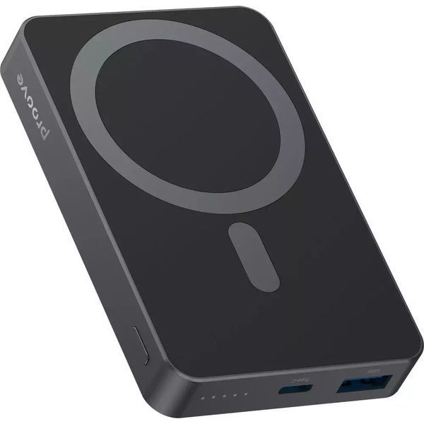 Павербанк Proove Carbon Slim 10000mAh 22.5W з бездротовою зарядкою - Black nc 67167 фото