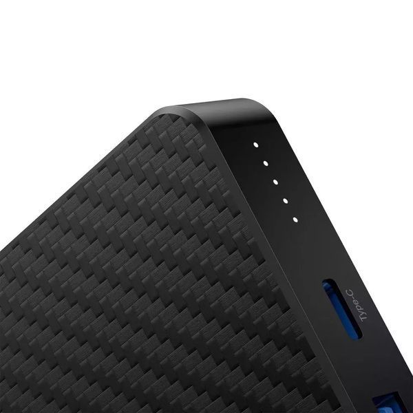 Павербанк Proove Carbon Slim 10000mAh 22.5W з бездротовою зарядкою - Black nc 67167 фото