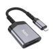 Кардрідер Hoco UA25 2 в 1 Card Reader Lightning (SD/TF) - Metal Grey hoco ua25 ip фото 1