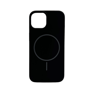 Чохол на Iphone 15 Silicone Magnetic - Black SilMag15 фото