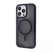 Чохол на Iphone 13 Pro Wave Matte Insane Case with Magnetic Ring - Black nc 45114 фото