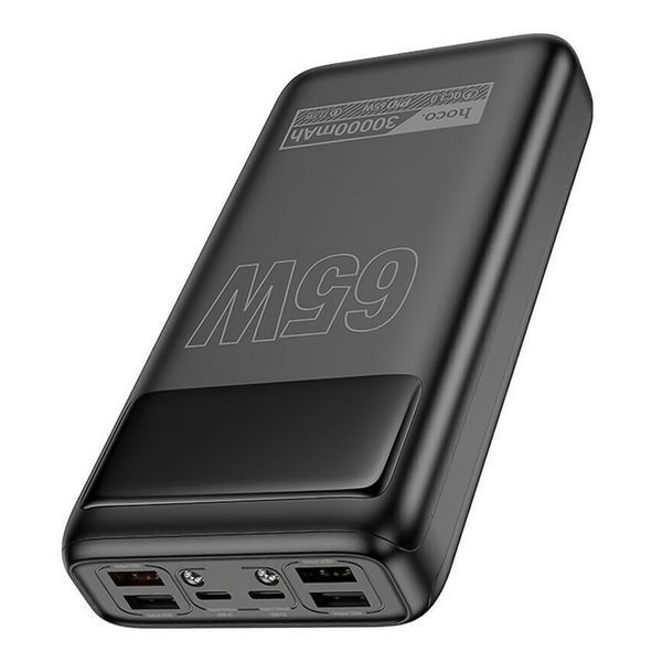 Павербанк для ноутбука Hoco DB81 Apollo 30000mAh 65W з ліхтариком та дисплеєм hoco db81 apollo фото