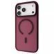 Чохол на Iphone 17 Pro Max Wave Matte Insane Case with Magnetic Ring - Вишнево-червоний nc 64346 фото