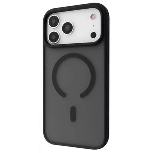 Чохол на Iphone 17 Pro Wave Matte Insane Case with Magnetic Ring - Black nc 64345 фото