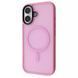 Чохол на Iphone 17 Wave Matte Insane Case with Magnetic Ring - Pink nc 64343 фото